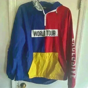 Encrypted Supply Company‎ multi color Jacket World Tour size XL with hood